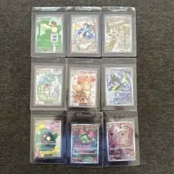 LOT OF 9 POKEMON Illustration Rare Ultra HOLO TCG Pidgeotto Gyarados Arcanine EX - Image 1