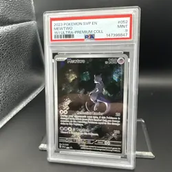 2023 Pokemon Scarlet Violet 151 Mewtwo #052 UPC Graded PSA 9 EN Promo - Image 5