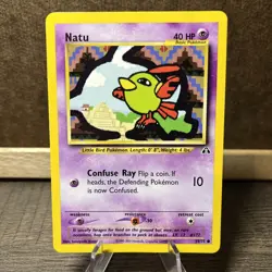 Natu 59/75 Pokemon Neo Discovery Unlimited Non Holo NM/MINT 2000 - Image 1