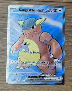Pokemon 151 Kangaskhan EX 190/165 S&V Pokemon 151 Ultra Rare Holo Full Art - Image 1
