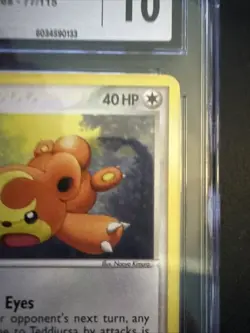 Teddiursa 77/115 EX Unseen Forces Pokemon CGC 10 Gem Mint - Image 5