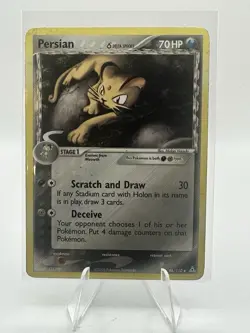 2006 Pokemon TCG EX Holon Phantoms Persian Uncommon Card 48/110 - Image 1