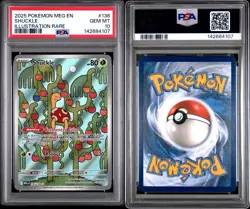 PSA 10 SHUCKLE 136/132 ILLUSTRATION RARE MEGA EVOLUTION POKEMON 🍃 - Image 2