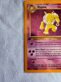 Pokemon Hypno Holo Rare 1st Edition Fossil Card #8/62 1999 WOTC - Image 4