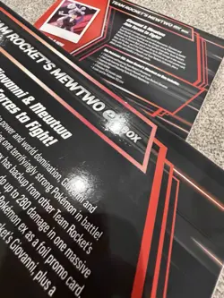 Team Rockets Mewtwo EX Box New Sealed Pokemon TCG 2X - Image 3