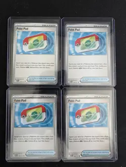 Lot of 4 Poke Pad 198/217 Ascended Heroes - Pokepad Pokemon TCG - Image 1