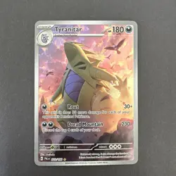 Tyranitar 222/193 Illustration Rare Paldea Evolved Pokemon - Image 1