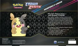 Pokemon Crown Zenith Premium Playmat Collection-Morpeko V-Union 820650851810 - Image 3