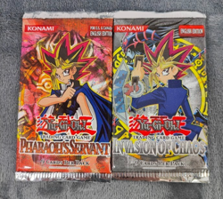 Yugioh Pharaohs Servant Booster & Invasion of Chaos Booster Packs - Image 1