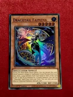 Yu-Gi-Oh! - Dracotail Faimena - JUSH-EN002 - Ultra Rare - 1st Edition - Unplayed - Image 1