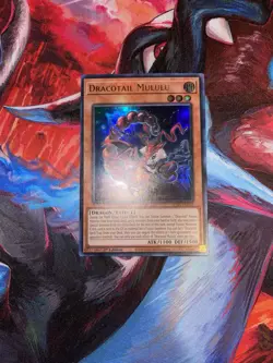 Yugioh! Dracotail Mululu JUSH-EN005 Ultra Rare 1st Edition Near Mint - Image 1