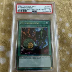 2024 YU-GI-OH! RA03-QUARTER CENTURY BONANZA #EN051 POLYMERIZATION PSA 10 - Image 2