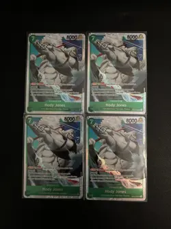 One Piece Hody Jones OP06-035 SR Playset x4 Wings of the captain English Nm - Image 1