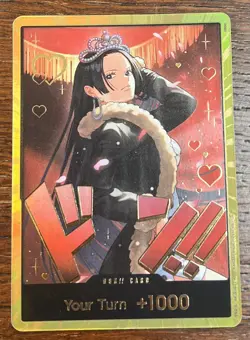 One Piece Card Game Nico Robin Gold DON! EB03 English - Image 1