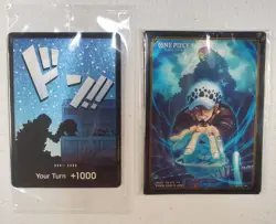 Devil Fruit Vol. 3 Trafalgar Law SEALED DON!! Card & Card Sleeves One Piece TCG - Image 1