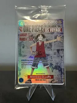 Bandai One Piece Monkey D. Luffy US Voyage Promo Holo P-055 D 2026 - Image 1