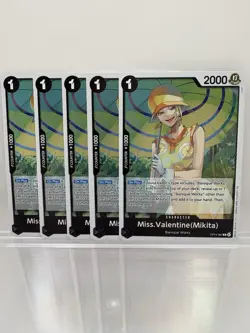 One Piece TCG Miss. Valentine (Mikita) OP14-087 R Foil The Azure Sea’s Seven - Image 1