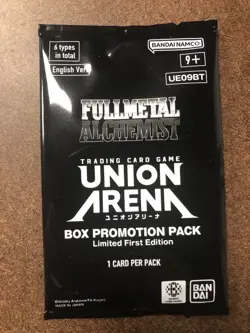 Union Arena TCG Fullmetal Alchemist Box Promo Pack - Image 1