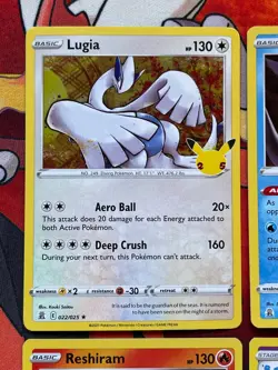 Pokemon Celebrations 4 Card Holo Lot - Lugia / Palkia / Reshiram / Cosmoem - Image 2