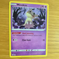 MIMIKYU 081/189 POKEMON CARD (DARKNESS ABLAZE SET) - Image 3