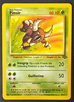 Pokemon WOTC Card - Pinsir - Jungle Set - Non-Holo Rare - 25/64 - NM - Image 1