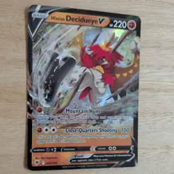 HISUIAN DECIDUEYE V 083/189 POKEMON CARD (ASTRIAL RADIANCE SET) HALF ART HOLO - Image 3