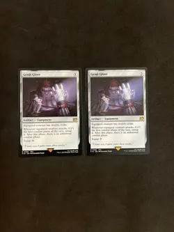 Genji Glove x2 [Final Fantasy] Magic MTG Cards NM/LP - Image 1