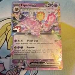 Pokemon Espeon ex Double Rare Holo 034/131 Prize Pack Series Card - Image 1