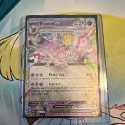 Pokemon Espeon ex Double Rare Holo 034/131 Prize Pack Series Card - Image 3