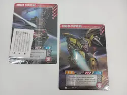 x2 Omega Supreme P2 Oversize Foil 4x6 Promo Card Transformers TCG Sealed 2019 - Image 2