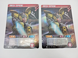 x2 Omega Supreme P2 Oversize Foil 4x6 Promo Card Transformers TCG Sealed 2019 - Image 3