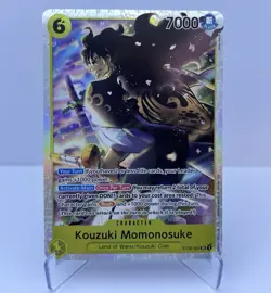 Kouzuki Momonosuke ST28-004 SR ONE PIECE Tcg Card Game NM Yellow - Image 1
