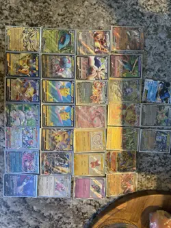 Pokemon TCG 40 Card Lot Pikachu Charizard Blastoise V EX GX Celebrations - Image 1