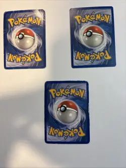 3 VINTAGE POKEMON CARDS! All Played Condition. - Image 2