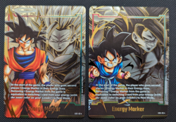 x2 Goku SSJ3/4 Dragon Ball Super Fusion World Energy Marker Card Gold E03-02/05 - Image 1
