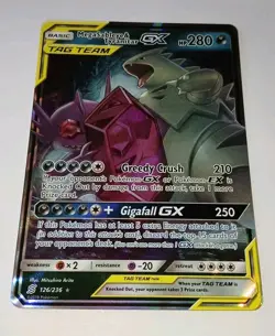 2019 Mega SABLEYE & TYRANITAR GX 126/236 Tag Team Holo 🌟 NM/Mint Pokemon Card - Image 3