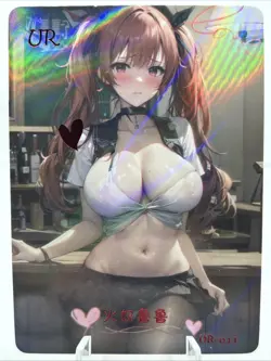 Goddess Story Anime Waifu Card NATIONAL BEAUTY UR-011 Doujin Card - Image 1