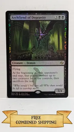 Archfiend of Depravity Unique and Miscellaneous Promos Foil - Image 1