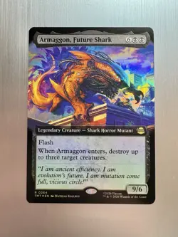 Armaggon Future Shark 264 MTG: Teenage Mutant Ninja Turtles - Extended Art Foil - Image 1
