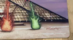 Rock & Roll Hall Dragon - Christopher Rush MTG Magic the Gathering Playmat - Image 3