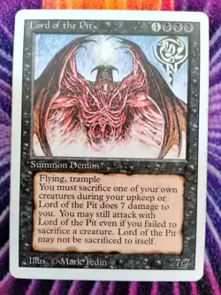 MTG Magic the Gathering - Lord of the Pit - Image 1