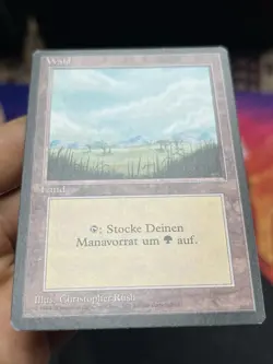 German FBB • Misprint Wald "Forest Plains" • NM / Never Played • Mtg (2040) - Image 3