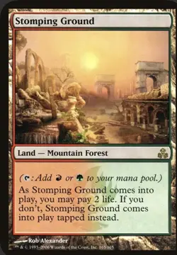 Stomping Ground Guildpact Magic mtg Light Play, English x1 - Image 1