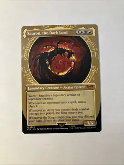 Sauron, the Dark Lord LTR M 0329 MTG Magic Lord Of The Rings Mythic NM - Image 1