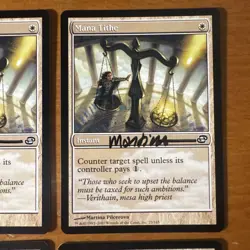 4x Playset Artist Signed Martina Pilcerova Mana Tithe Planar Chaos MTG Mint - Image 3