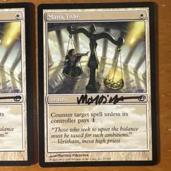 4x Playset Artist Signed Martina Pilcerova Mana Tithe Planar Chaos MTG Mint - Image 5
