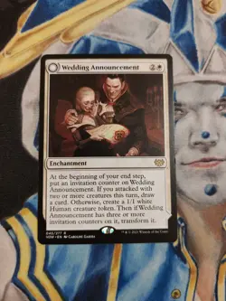 Wedding Announcement MTG Innistrad: Crimson Vow Rare Enchantment Slightly Played - Image 2