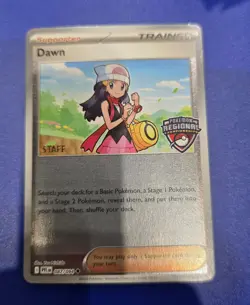 Dawn STAFF Regional Promo Phantasmal Flames MasterSet Pokemon Card 087/094 - Image 1