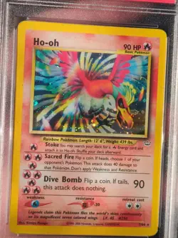 Pokemon Neo Revelation Ho-oh Holo 7/64 PSA 3 Swirl 2001 WOTC - Image 5