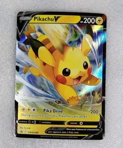 Pikachu V SWSH285 NM/M SWSH Sword & Shield Promo Pokemon TCG - Image 1